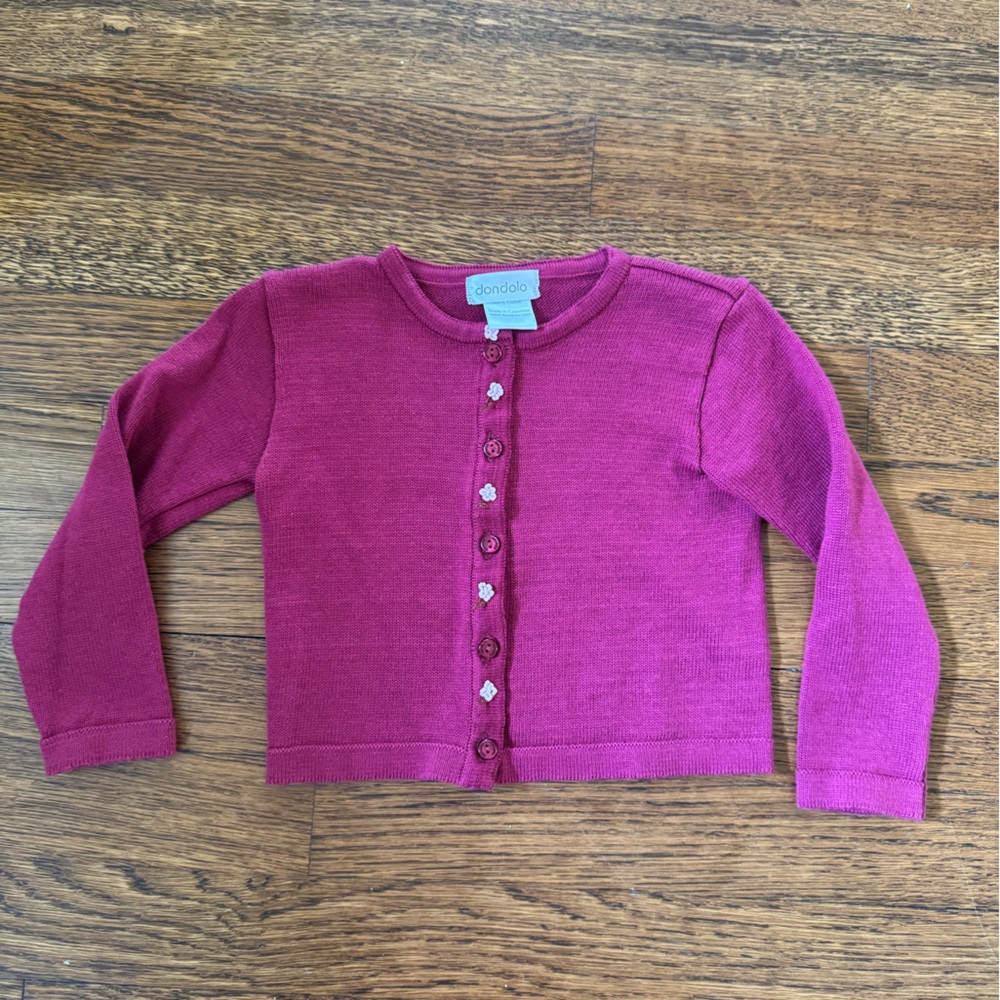 Dondolo Girls Cardigan Sweater 18m